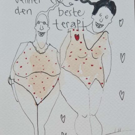 "Å le godt med gode venner er den beste terapi"